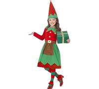 Déguisement Elfe Fille Noël 10 À 12 Ans Multicolore