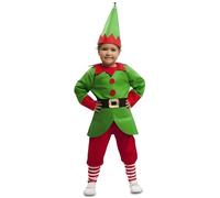 Déguisement Elfe - NO NAME - Magicien - Polyester - Blanc et Vert - Garçon 3-14 ans 5-6 ans