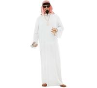 Déguisement émir homme - FUNIDELIA - Émir, Pétrole, Dollar - Blanc - 100% Polyester XXL