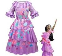 Déguisement Encanto Isabela Enfant Violet 100cm #style B
