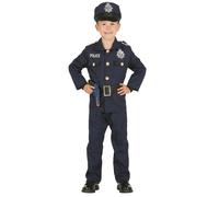 Fiestas Guirca Déguisement Policier ou Policière Enfant Taille 5-6 ans