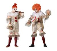 Déguisement Enfant - ATOSA - Clown Ensanglanté - Tissu satiné - 3 à 12 ans - Halloween 8 ans