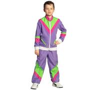 Déguisement enfant - BOLAND - Déguisement jogging rétro - Violet - 7 ans - Veste et pantalon 4-6 ans