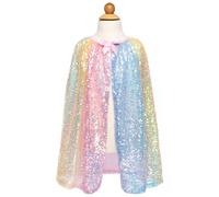 Déguisement enfant cape à sequins pastel multicolore 4/6A