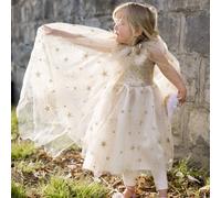 Déguisement Enfant Cape De Princesse Étoilée Écru 4/6A