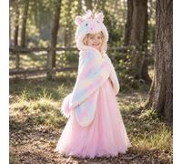 Déguisement Enfant Cape Licorne Arc En Ciel Super Douce Rose 4/6A