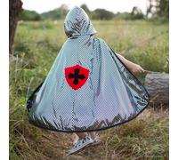 Déguisement Enfant Cape Réversible Chevalier Dragon Vert 7/8A