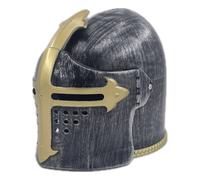 Déguisement enfant ? casque heaume de chevalier gris TU