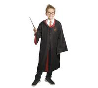 Déguisement enfant - CIAO - Harry Potter Deluxe - Taille 9-11 ans - Emblème Gryffondor brodé - Baguette incluse 7-9 ans