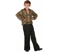 Déguisement enfant disco luxe - MES VERRINES - Taille S - Noir - Paillettes