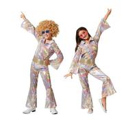 Déguisement Enfant Disco Multicouleur 8 ans