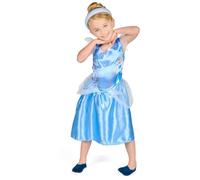 Déguisement enfant - DISGUISE - Cendrillon - Taille 109-123 cm - Bleu - Tulle et liseré argenté 109 cm