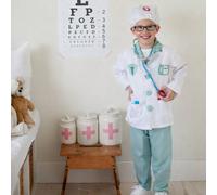 Déguisement Enfant Docteur Avec Accessoires Blanc 3/4A