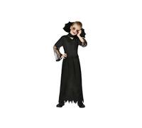 Déguisement enfant Femme araignée AC-DÉCO - 5 à 6 ans - Noir en polyester 5-6 ans