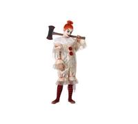 Déguisement enfant femme clown AC-DÉCO 3-4 ans - costume Halloween en polyester blanc 3-4 ans