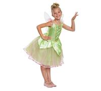 Déguisement enfant fille - DISGUISE - Fée Clochette Costume Deluxe - 3/4 ans - Vert - Ailes détachables 3-4 ans