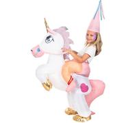 Déguisement Enfant- Funidelia- 123871- Déguisement porte-moi licorne gonflable- fille et garçon accessoires Halloween carnaval Noel 0