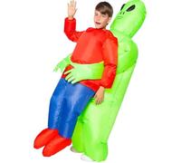 Déguisement Enfant- Funidelia- 123879- Déguisement alien gonflable enfant - fille et garçon accessoires Halloween, carnaval et Noel 0