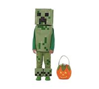 Déguisement enfant Halloween : Minecraft Creeper, taille XL (135 - 145cm)