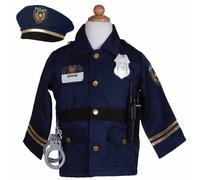 Déguisement enfant policier avec accessoires bleu 3/4A