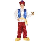 Fiestas Guirca - Costume Voleur du Dessert enfant 5-6 ans - chemise gilet pantalon - Bleu/Grenat