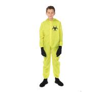 Déguisement enfant - PTIT CLOWN - Danger Biologique - Jaune - Polyester - 10-12 ans 7-9 ans