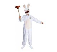 Déguisement enfant - PTIT CLOWN - Déguisement Lapins Cretins - Blanc - Taille 10 ans - Licence officielle 7-9 ans