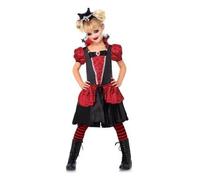 Déguisement enfant Reine Vampire LEG AVENUE - modèle C49088 - taille S - touches de brocart brillant - 2 pièces