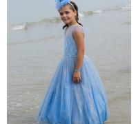 Déguisement Enfant ? Robe De Princesse Eva Bleu 5/7A