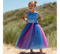 Déguisement Enfant ? Robe De Princesse Louise Bleu 5/7A
