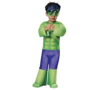 Déguisement enfant - RUBIES - Hulk - 3-4 ans - Combinaison imprimée verte et violette - Demi-masque mousse 2-3 ans
