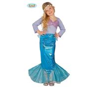 Déguisement Enfant - Sirena - Modèle Mer - Bleu - Polyester 10-12 ans