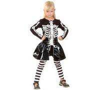 Déguisement Enfant Squelette Fille 0 G