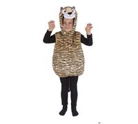 Déguisement enfant - Tigre PtitClown - 3 ans - Polyester - Combinaison à capuche avec queue 5-6 ans