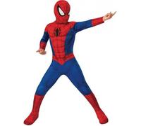 RUBIE'S Marvel Officiel - Déguisement Enfant Classique Spider-Man - Taille 5-6 ans Carnaval