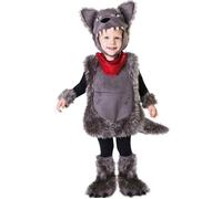 Déguisement enfant - VIVING - Déguisement loup enfant - Gris - Tissu peluche - 3 ans 3-4 ans