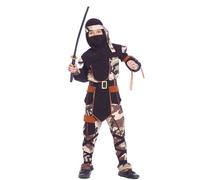 Déguisement Enfants Garçon Ninja Commando Plusieurs Tailles (Taille 7-9a)