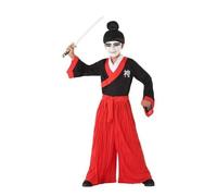 Déguisement Épéiste Japonais - Atosa - Garçon 3-4 Ans - Multicolor - Chemise Et Pantalon Multicolore