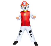 Déguisement Et Masque Marcus Enfant Pat'patrouille - Taille: 3-4 Ans (94-104 Cm) Rouge