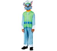 Déguisement Et Masque Rocky Enfant Pat'patrouille - Taille: 4 - 6 Ans (110 Cm) Vert