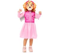 Déguisement Et Masque Stella Enfant Pat'patrouille - Taille: 4 - 6 Ans (110 Cm) Rose