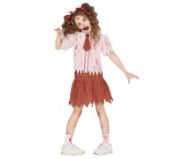 Déguisement Étudiante Universitaire Zombie Fille Rouge