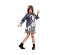 Déguisement Étudiante Zombie Pour Filles Halloween Plusieurs Tailles (Taille 7-9a) Multicolore