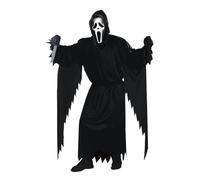 Déguisement Fantôme Noir Scream Ghostface pour Adulte - Robe, Masque et Ceinture Inclus
