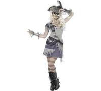 Déguisement fantôme pirate femme Halloween Medium G