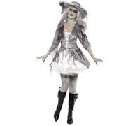 Déguisement fantôme pirate femme Halloween - S L