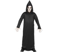 Déguisement Faucheur Enfant - Taille: 8-10 Ans (140 Cm) Noir