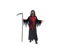 amscan 9907094 - Costume pour enfant Dark Shadow Reaper, Robe avec masque, Faucheuse, Grim Reaper, Carnaval, Fête à thème, Halloween