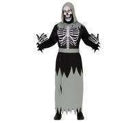 Déguisement Faucheuse Squelette Mystique - Noir - Tunique, Cagoule, Ceinture - Adulte Homme - Halloween L