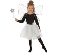 Déguisement fée ailes argentées 3 pcs